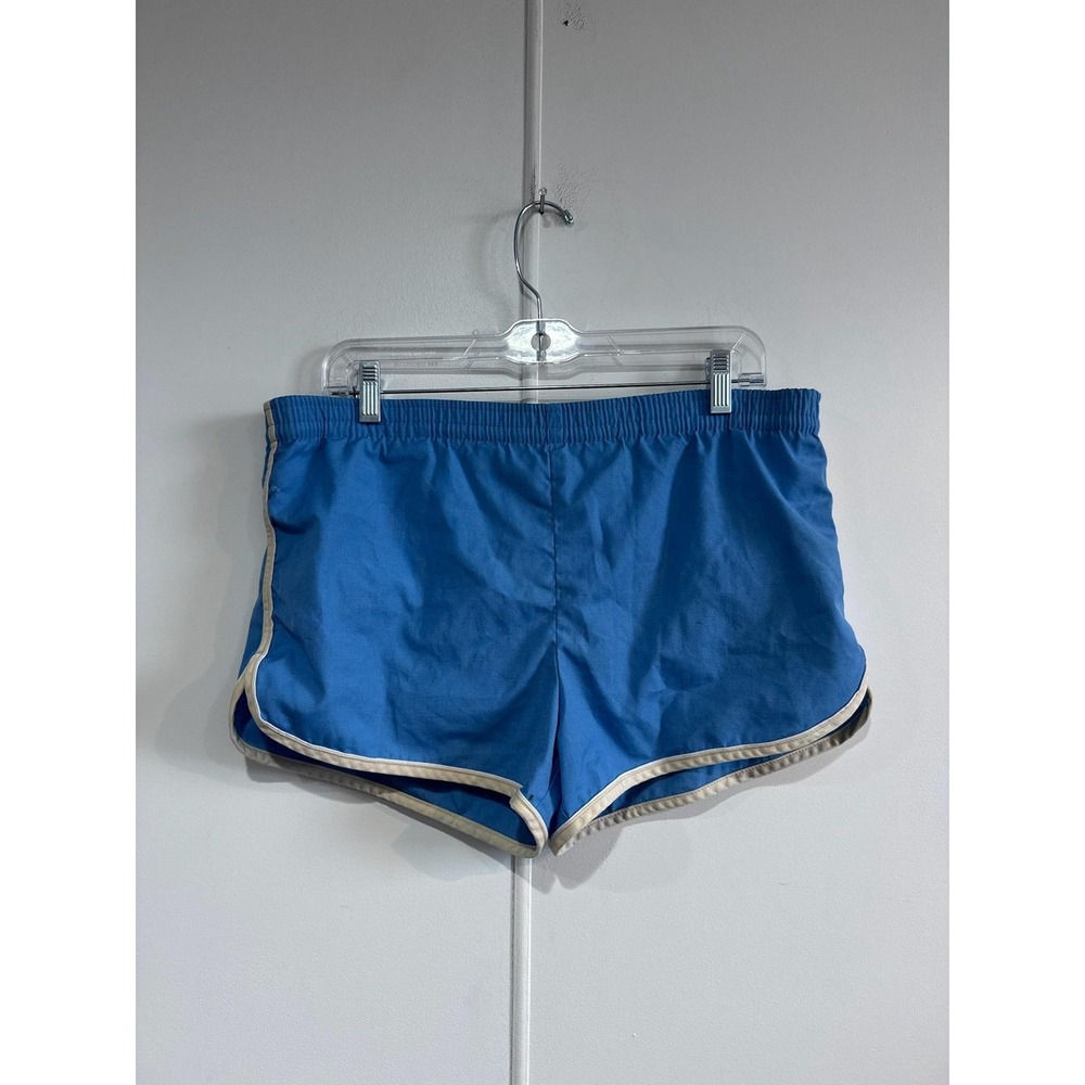 Vintage Catalina Shorts Mens 34 Blue Running Track Dolphin Hem Lined Athletic